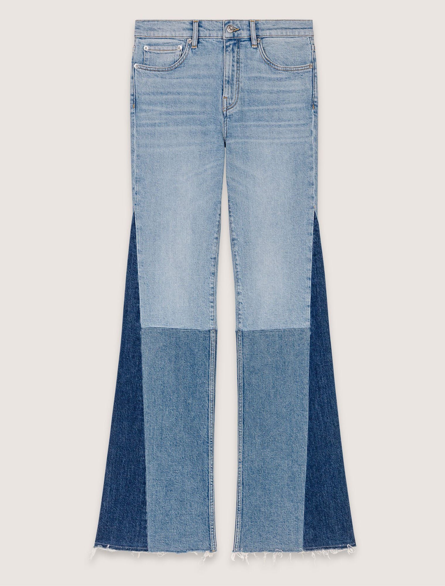 Quần jean denim ống loe
